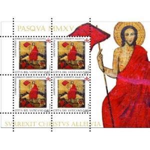VATICANO - 2015 - Pasqua - 1 MF da 4 v.