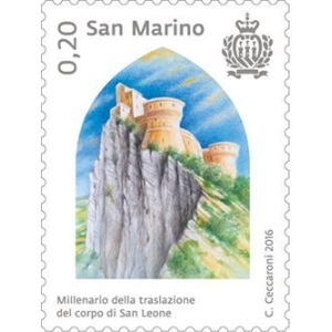 SAN MARINO - 2016 - 1000° della traslazione del corpo di San Leone - 2 v.