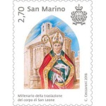 SAN MARINO - 2016 - 1000° della traslazione del corpo di San Leone - 2 v.