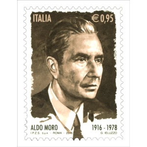 ITALIA - 2016 - 100° della nascita di Aldo Moro - 1 v.