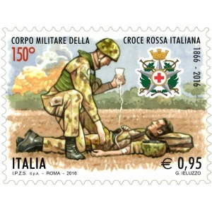 ITALIA - 2016 - 150° del Corpo Militare della Croce Rossa Italiana - 1 v.