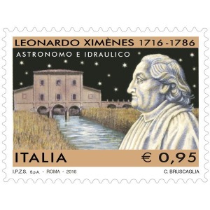 ITALIA - 2016 - 300° della nascita di Leonardo Ximènes - 1 v.