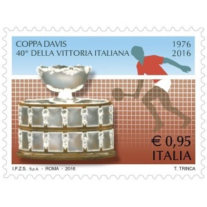 ITALIA - 2016 - 40° della vittoria italiana alla Coppa Devis - 1 v.