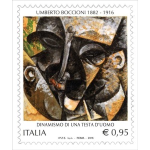 ITALIA - 2016 - 50° della morte di Umberto Boccioni - 1 v.
