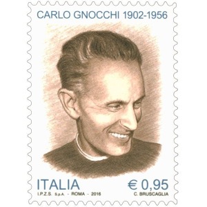 ITALIA - 2016 - 60° della morte di Don Carlo Gnocchi - 1 v.