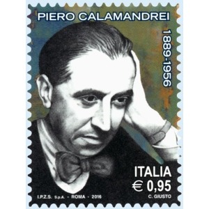 ITALIA - 2016 - 60° della morte di Piero Calamandrei - 1 v.