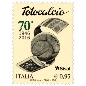 ITALIA - 2016 - 70° del Totocalcio - 1 v.