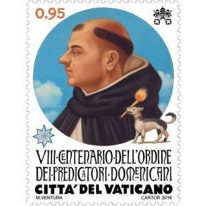 VATICANO - 2016 - 800° dell'Ordine dei Predicatori Domenicani - 1 v.