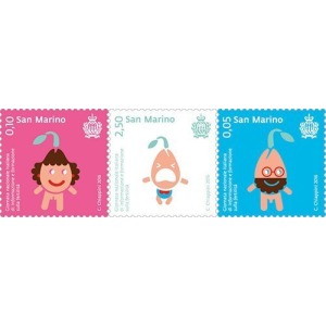 SAN MARINO - 2016 - Giornata nazionale italiana di formazione e informazione sulla fertilità - 3 v.