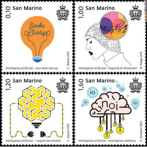 SAN MARINO - 2016 - Intelligenza artificiale - 4 v.