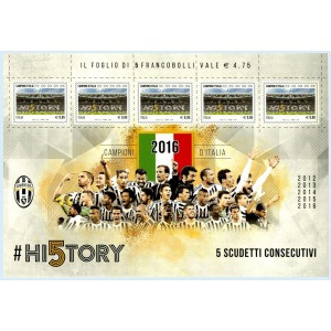 ITALIA - 2016 - Juventus campione d'Italia - 1 MF da 5 v.