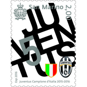 SAN MARINO - 2016 - Juventus campione d'Italia - 1 v.