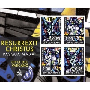 VATICANO - 2016 - Pasqua - 1 MF da 2 coppie