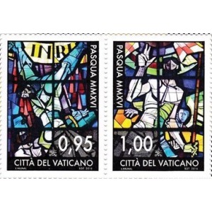 VATICANO - 2016 - Pasqua - 2 v. in coppia