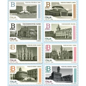 ITALIA - 2016 - Piazze d'Italia - 8 v.