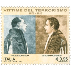 ITALIA - 2016 - Vittime del terrorismo - 1 v.