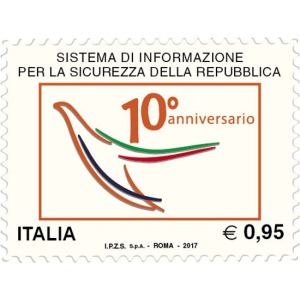 ITALIA - 2017 - 10° Sistema di informazione per la sicurezza della Repubblica - 1 v.