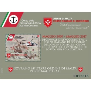 S.M.O.M. - 2017 - 10° dell'accordo tra il CISOM ed il Corpo delle Capitanerie di Porto - 1 BF