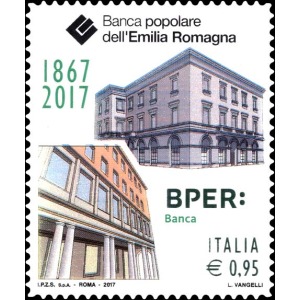 ITALIA - 2017 - 150° della Banca Popolare dell'Emilia Romagna - 1 v.
