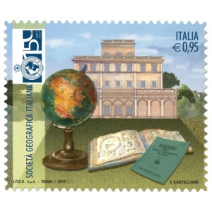 ITALIA - 2017 - 150° della Società Geografica Italiana - 1 v.