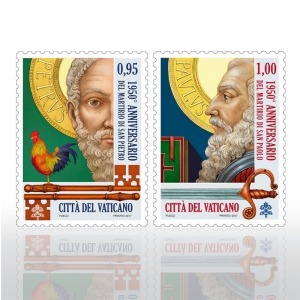 VATICANO - 2017 - 1950° del martirio dei Santi Pietro e Paolo - 2 v.
