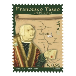 ITALIA - 2017 - 500° della morte di Francesco Tasso - 1 v.
