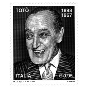 ITALIA - 2017 - 50° della morte di Antonio De Curtis, in arte Totò - 1 v.