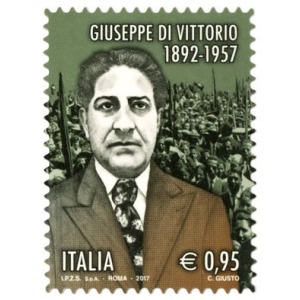 ITALIA - 2017 - 60° della morte di Giuseppe Di Vittorio e 50° della morte di Vittorio Valletta - 2 v.