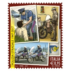 ITALIA - 2017 - 70° della Polizia Stradale - 1 v.
