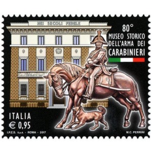 ITALIA - 2017 - 80° del museo storico dell'Arma dei Carabinieri - 1 v.