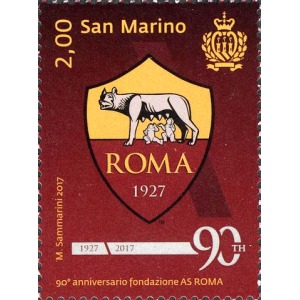 SAN MARINO - 2017 - 90° dell'AS Roma - 1 v.
