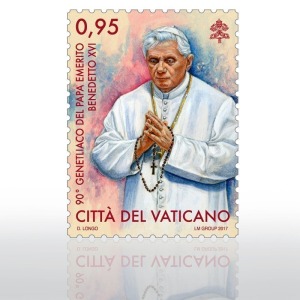 VATICANO - 2017 - 90° genetliaco del Papa Emerito Benedetto XVI - 1 v.