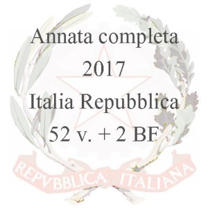 ITALIA - 2017 - Annata completa - 52 v. + 2 BF