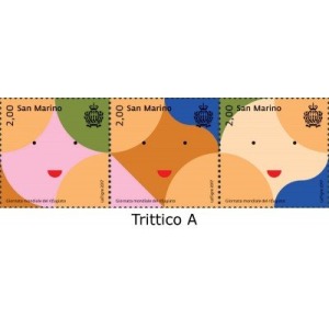 SAN MARINO - 2017 - Giornata mondiale del rifugiato - 3 v. in trittico 1° tipo