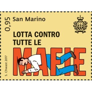 SAN MARINO - 2017 - Lotta contro tutti i tipi di mafia - 3 v.