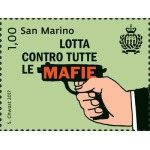 SAN MARINO - 2017 - Lotta contro tutti i tipi di mafia - 3 v.