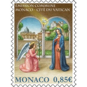 MONACO - 2017 - Natale - 2 v. (E.C. di Monaco con Vaticano)