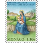 MONACO - 2017 - Natale - 2 v. (E.C. di Monaco con Vaticano)