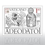VATICANO - 2018 - 1400° della morte di Sant'Adeodato I e 1600° della morte di San Zosimo - 2 v.
