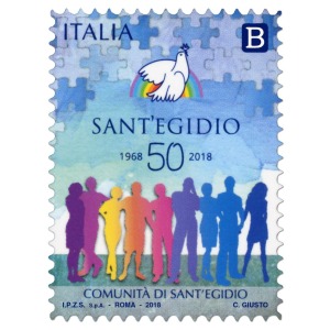ITALIA - 2018 - 50° della Comunità di Sant'Egidio - 1 v.