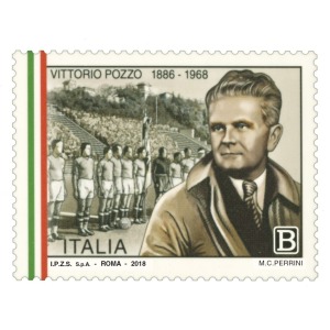 ITALIA - 2018 - 50° della morte di Vittorio Pozzo - 1 v.