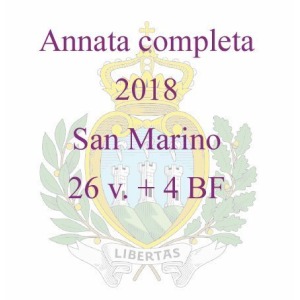 SAN MARINO - 2018 - Annata completa - 26 v. + 4 BF