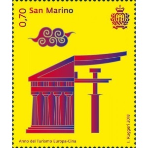 SAN MARINO - 2018 - Anno del turismo Europa-Cina - 3 v.