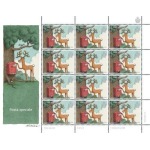 SAN MARINO - 2018 - Posta speciale, francobolli augurali - 3 MF da 12 v. con illustrazione
