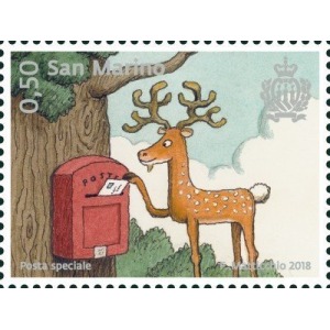 SAN MARINO - 2018 - Posta speciale, francobolli augurali - 3 v.