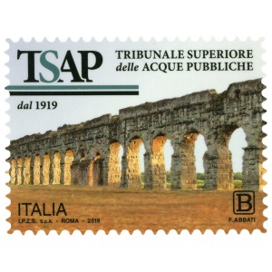 ITALIA - 2019 - 100° del Tribunale Superiore delle Acque Pubbliche - 1 v.