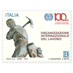 ITALIA - 2019 - 100° dell'Organizzazione Internazionale del Lavoro - 1 v.