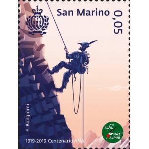 SAN MARINO - 2019 - 100° dell’Associazione Nazionale Alpini - 3 v.