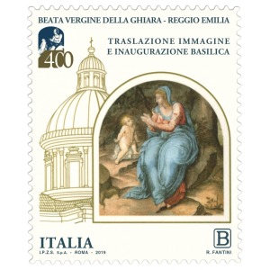 ITALIA - 2019 - 100° della Basilica Beata Vergine della Ghiara di Reggio Emilia - 1 v.
