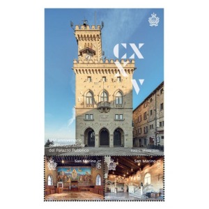 SAN MARINO - 2019 - 125° dell’inaugurazione del Palazzo Pubblico - 1 BF
